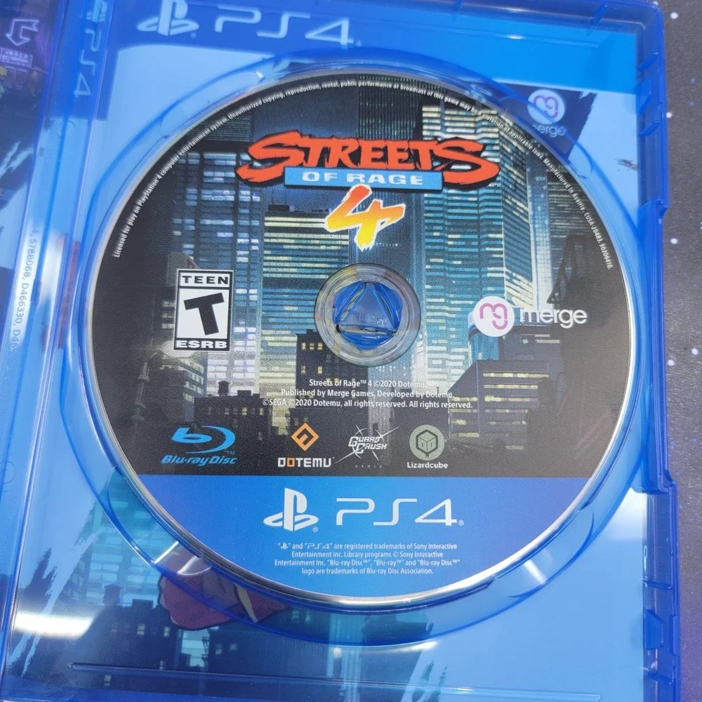 Streets of Rage 4 (Sony PlayStation 4) PS4 Video Game w/ Manual C‎